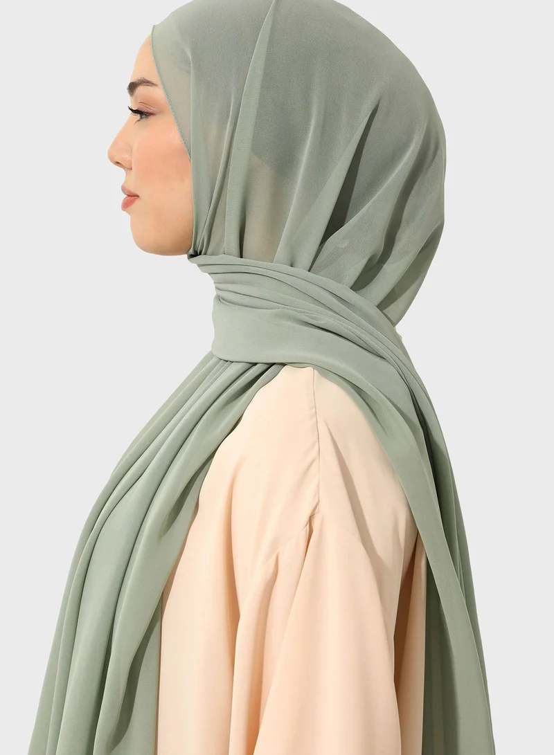 Tuva Shawl by Modanisa Chiffon Lightweight Scarves