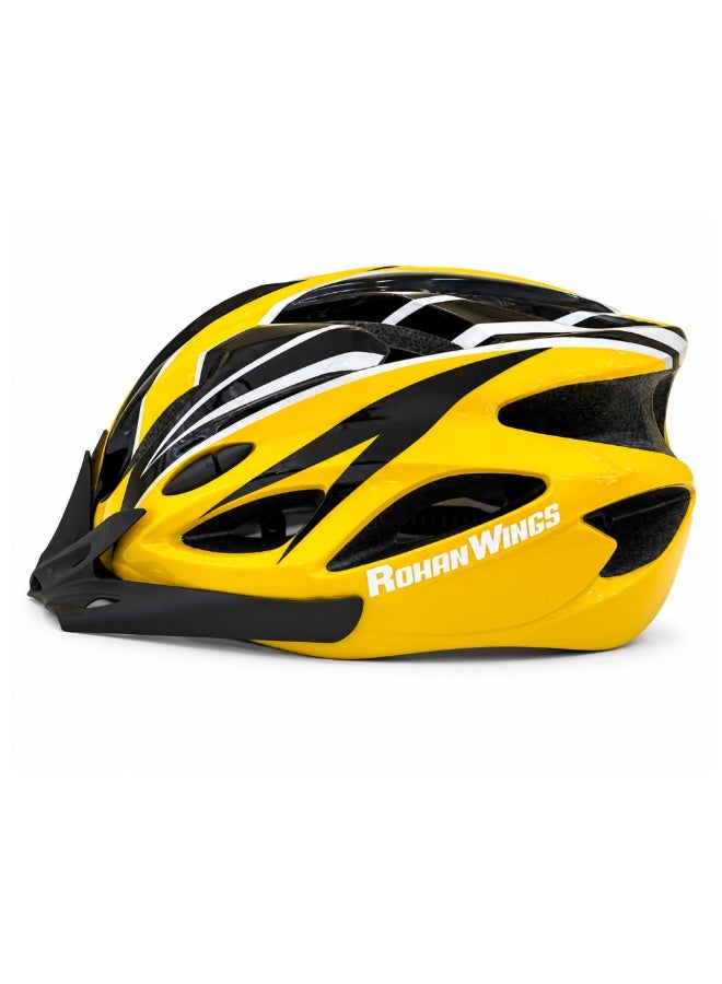 Rohan Wings Sporty Helmet for Bicycle & E-Scooters Lightweight Adjustable Safety Helmet with Air Vents - Image 2