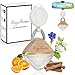 Royaroma Hanging Car Air Freshener Diffuser Luxury Car Perfume for Men Women Long Lasting Cars Fresheners with Natural Essential Oils Cool Ice Adjustable Rope - Image 2
