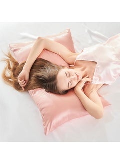 GO WELL Go well Satin Bonnet for Curly Hair with Free Silk Satin Pillow Covers and Scrunchies | Silk Bonnet for Hair|Best Gift Combo of Pack of 2 Satin Pillowcases with 3 Silk Scrunchies HairCap (peach)  - Image 5