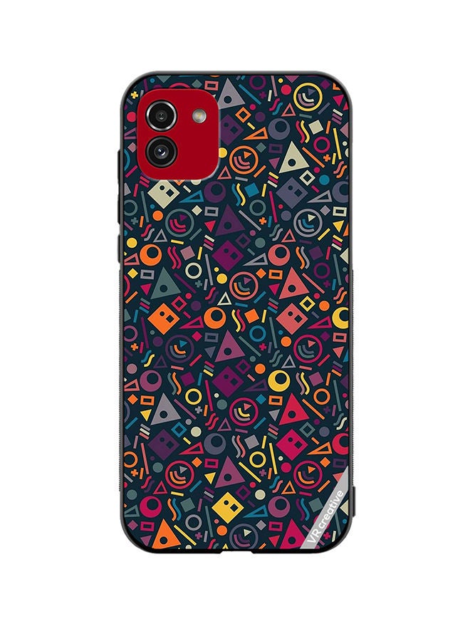 VR CREATIVE Protective Case Cover For Samsung Galaxy A03 Maxin Pattern Design Multicolour - Image 1