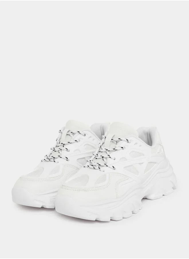 Styli Super Chunky Web Design Sneakers