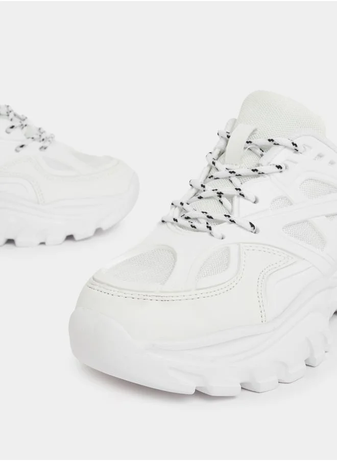 Styli Super Chunky Web Design Sneakers