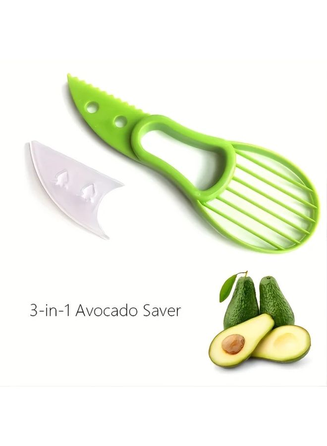 Blue Avocado Slicer Peeler Corer Fruit Tool 1pc - Image 5