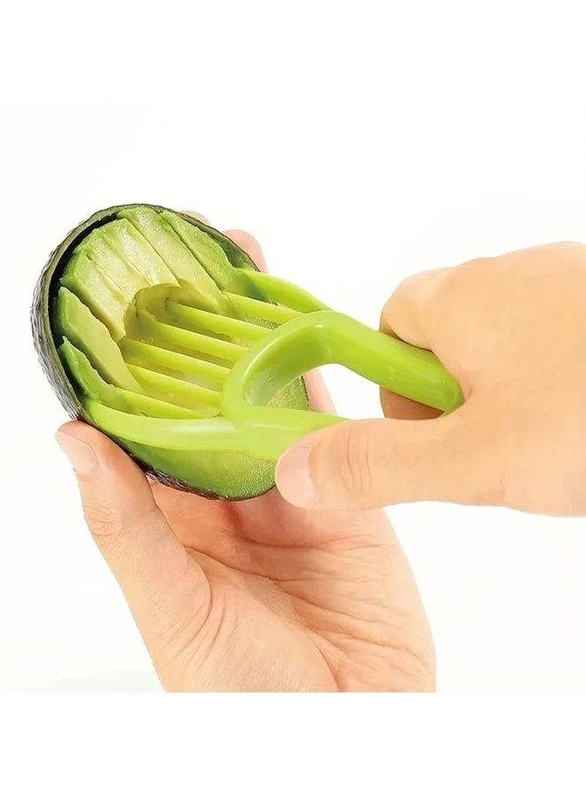 Blue Avocado Slicer Peeler Corer Fruit Tool 1pc - Image 1