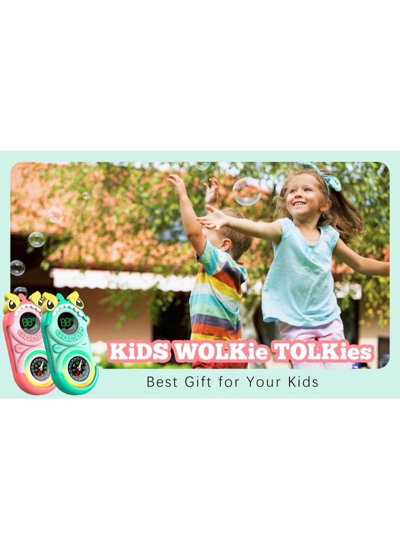 MOCOM Kids Toy Adventure Rechargeable Walkie Talkies - Long Range 3-Mile Fun | Durable Outdoor Toys for Boys & Girls Ages 3-12 | Perfect Gifts for Exploration & Imaginative Play  - Image 2