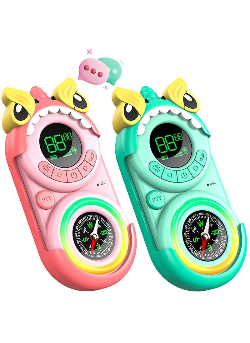 MOCOM Kids Toy Adventure Rechargeable Walkie Talkies - Long Range 3-Mile Fun | Durable Outdoor Toys for Boys & Girls Ages 3-12 | Perfect Gifts for Exploration & Imaginative Play  - Image 1