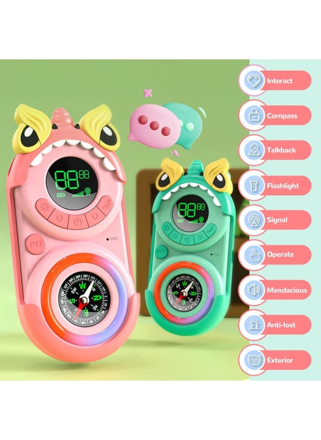 MOCOM Kids Toy Adventure Rechargeable Walkie Talkies - Long Range 3-Mile Fun | Durable Outdoor Toys for Boys & Girls Ages 3-12 | Perfect Gifts for Exploration & Imaginative Play  - Image 3