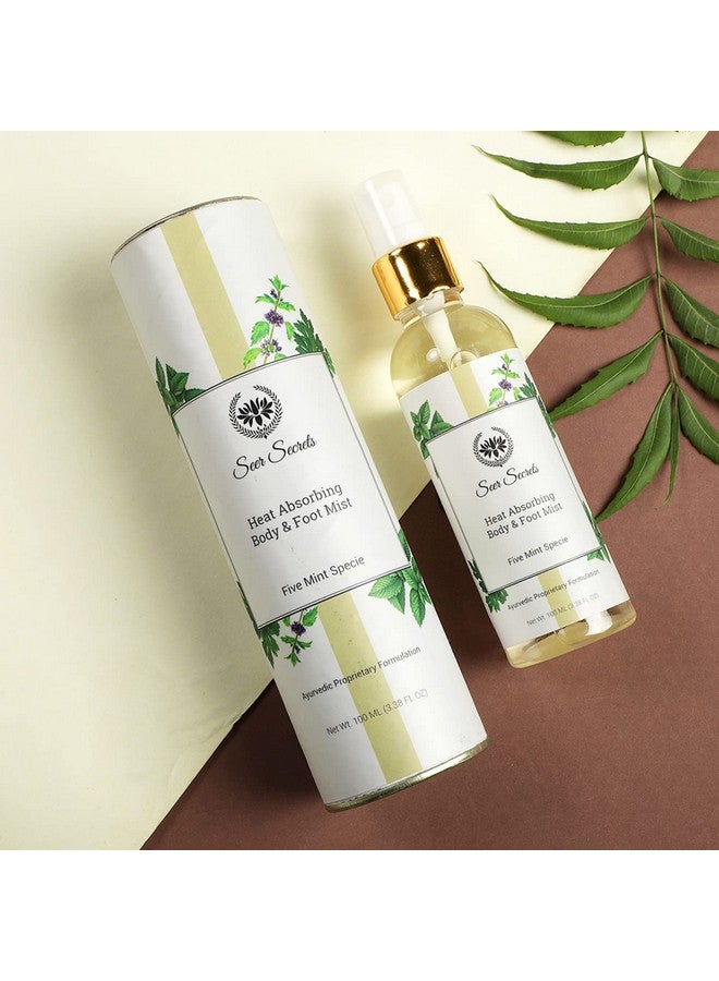 Seer Secrets Five Mint Body & Foot Mist Liquid Air Conditioner Suitable For Men & Women|Pack Of 100Ml - Image 2