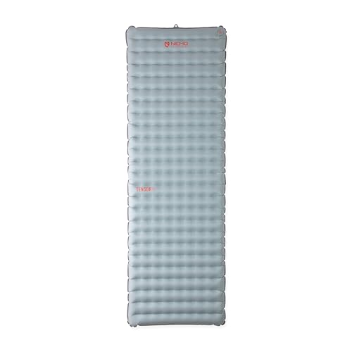 NEMO Equipment Tensor All-Season Ultralight Insulated Sleeping Pad - Long Wide (76"x25") - Blade/Spicy Orange - Image 1