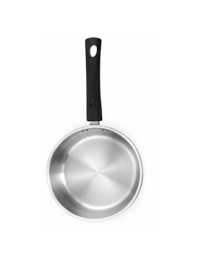 Bisbell 18 cm Stainless Steel Saucepan, 2L Capacity with Ergonomic Riveted Handle, Induction-Compatible Cooking Pot for Sauces, Soups, Milk & Everyday Use - Image 3