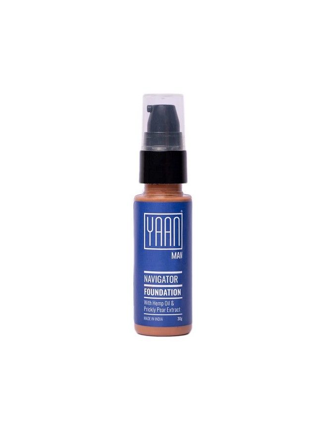 Yaan Man Foundation 30G ; Light Weight Invisible Makeup For Men ; For Natural Even And A Uniform Look ; For All Skin Types (Medium) - Image 3