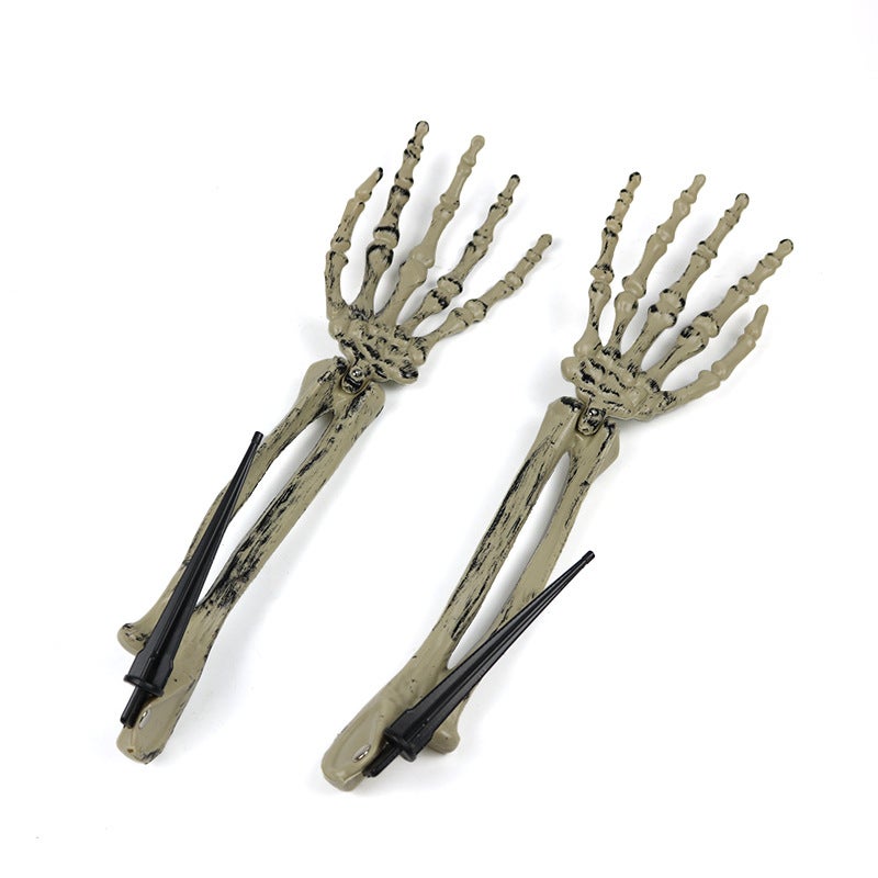 Halloween Skeleton Arm Inserted Into The Ground Scary Claw Haunted House Secret Room Bar Decoration Props Horror Decoration Artificial Claw - Image 1
