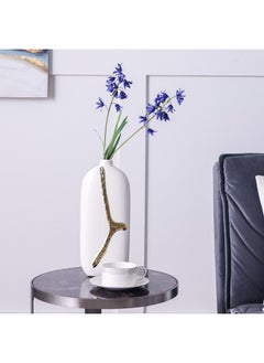 DANUBE HOME Bloomvogue Artificial Campanula Fake Flowers Real Touch Bouquet for Wedding Party Garden Shop Home Table Centerpiece Decoration  60Cm Blue  - Image 3