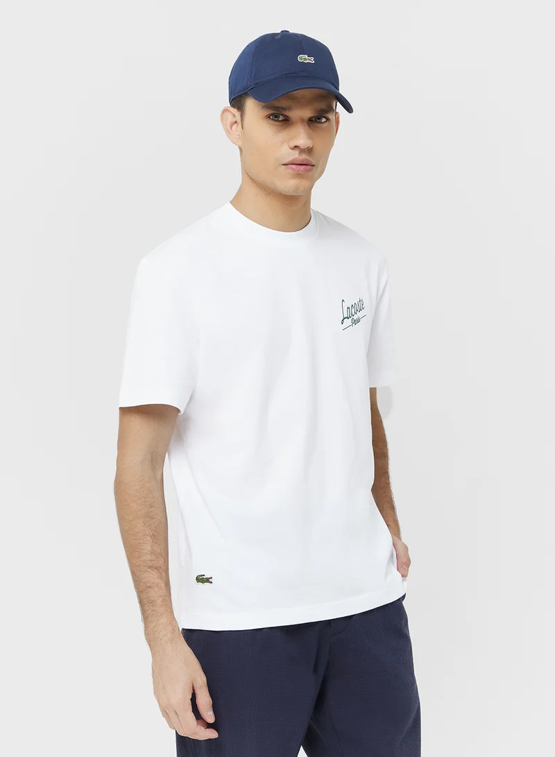 لاكوست Classic Fit Crew Neck T-Shirt