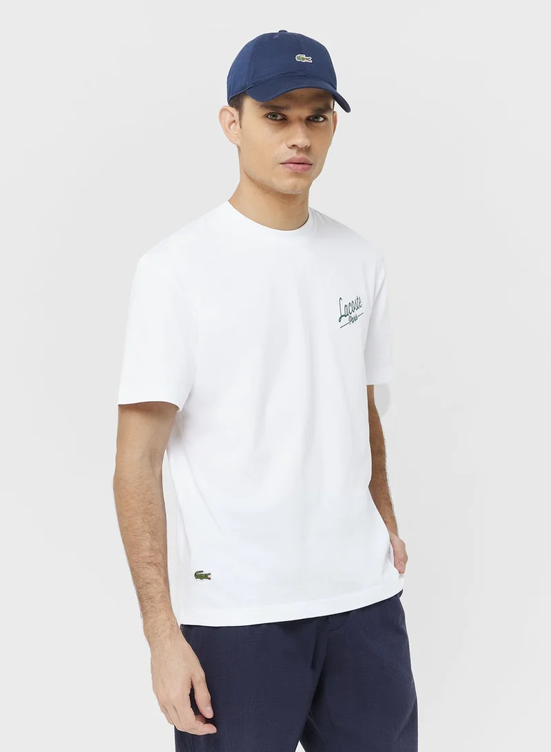 لاكوست تيشيرت كلاسيك بياقة دائرية