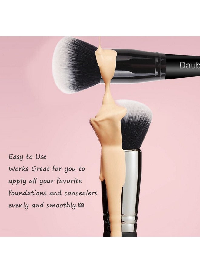 Daubigny Makeup Brushes Daubigny Dualended Foundation Brush Concealer Brush Perfect For Any Look Premium Luxe Hair Rounded Taperd Flawless Brush Ideal For Liquid Cream Powderblending - Image 5