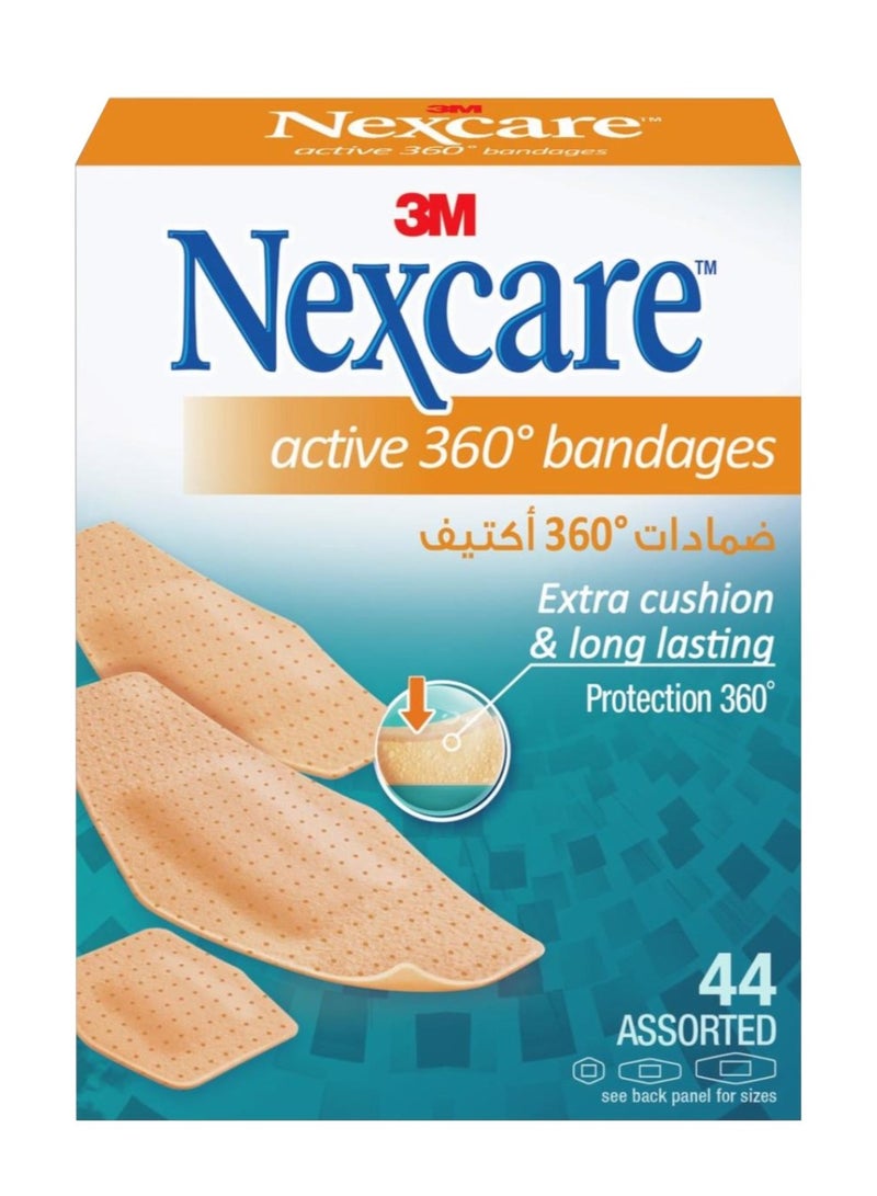 3M Nexcare Active Strips Bandages 44's