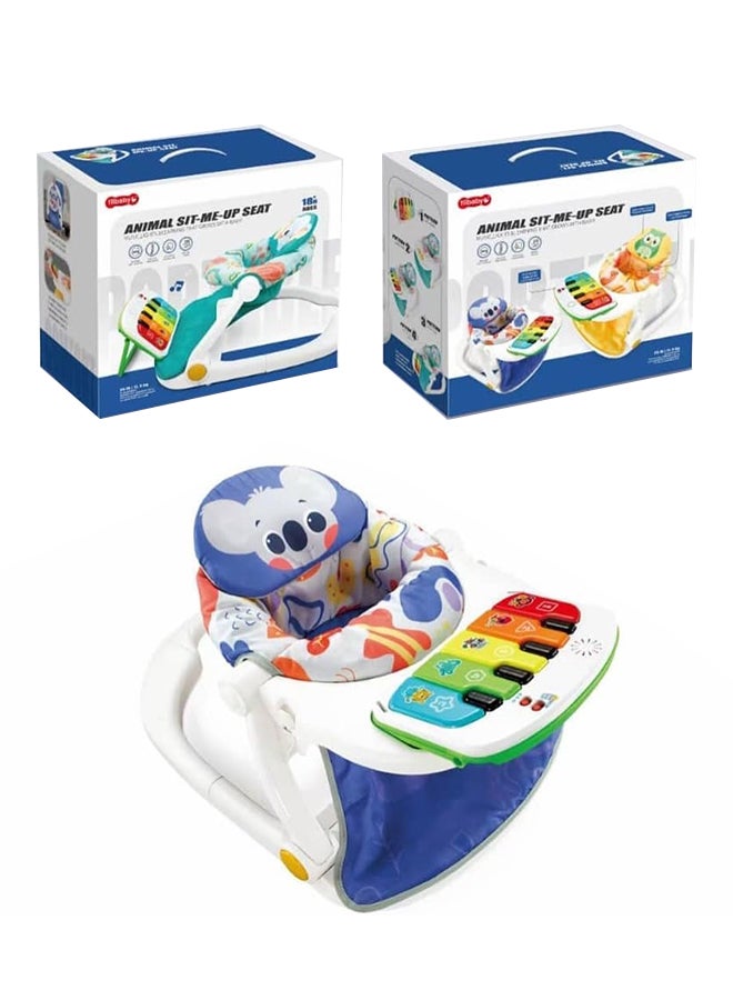 Tiibaby Animal Sit-Me-Up Seat, Baby Floor Chair with Musical Piano, Ages 18 months+ up to 25 lbs ( 11.3 Kg ) - Image 1