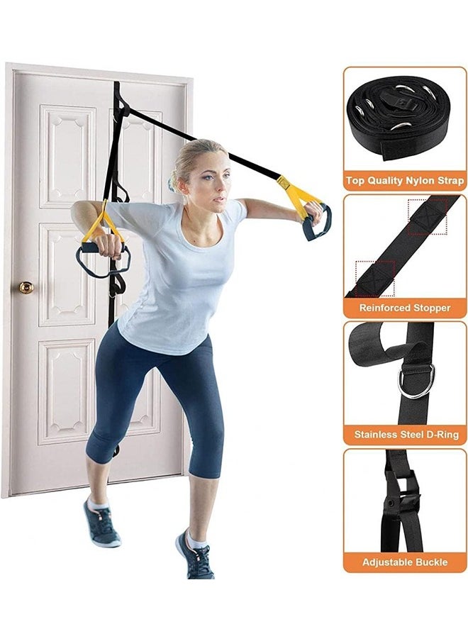 MVAQKLM  - Durable and Portable Resistance Bands for Home Workouts - Ideal for Strength Training and Fitness, Includes Easy-to-Use Door Anchor Strap for Secure Multi-Point Anchoring (Bands Not Included) - Image 1