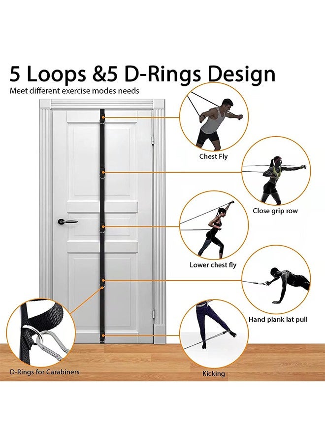 MVAQKLM  - Durable and Portable Resistance Bands for Home Workouts - Ideal for Strength Training and Fitness, Includes Easy-to-Use Door Anchor Strap for Secure Multi-Point Anchoring (Bands Not Included) - Image 1