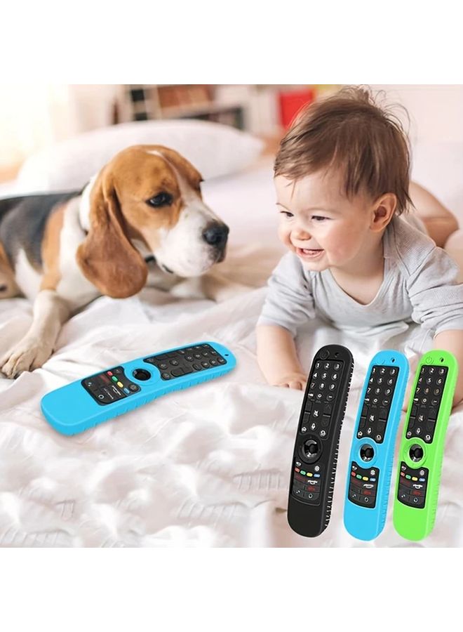 حافظة سيليكون واقية خضراء متوهجة للريموت السحري إل جي MR21GA MR22GA MR23GA - Image 2