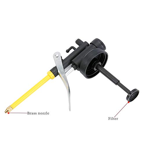 Asabocai 250ml Hand Oil Can, Pump Oiler Can with 2 Spouts Straight & Flexible - Image 3