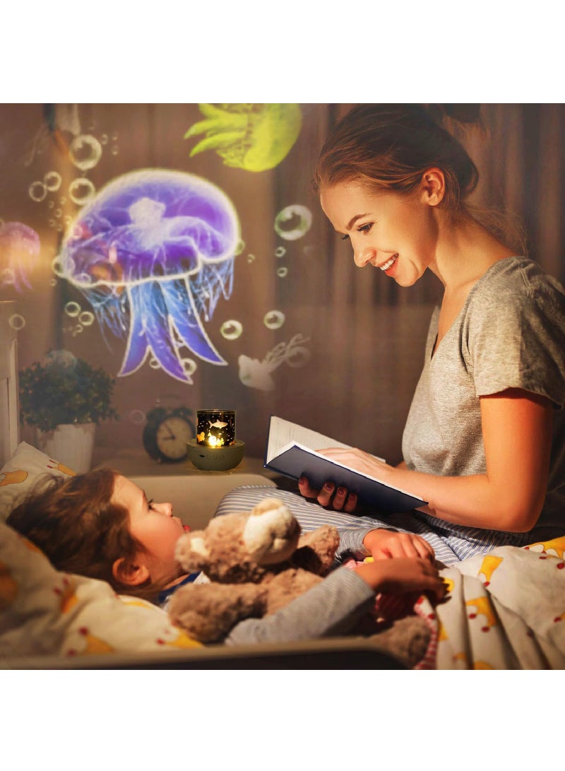 لياوسيسي أضواء ليلية للأطفال, جهاز عرض ستار جالاكسي, غرفة نوم, سقف, مصباح قابل لإعادة الشحن مع 360 دورة للأولاد والبنات, هدايا عيد ميلاد الأطفال, ديكور الغرفة, 21 مشهد 3 ألوان فاتحة موسيقى - Image 3