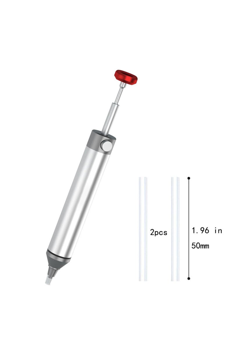 إيروريكس مضخة شفط لحام قوية لإزالة اللحام، لا تسبب انسدادًا، مزودة بسخان قابل للاستبدال.