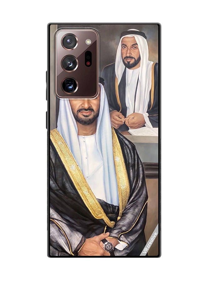 VR CREATIVE Protective Case Cover For Samsung Galaxy Note20 Ultra 5G Sheikh Mohamed Bin Zayed Al Nahyan And Sheikh Zayed Bin Sultan Al Nahyan Design Multicolour - Image 1