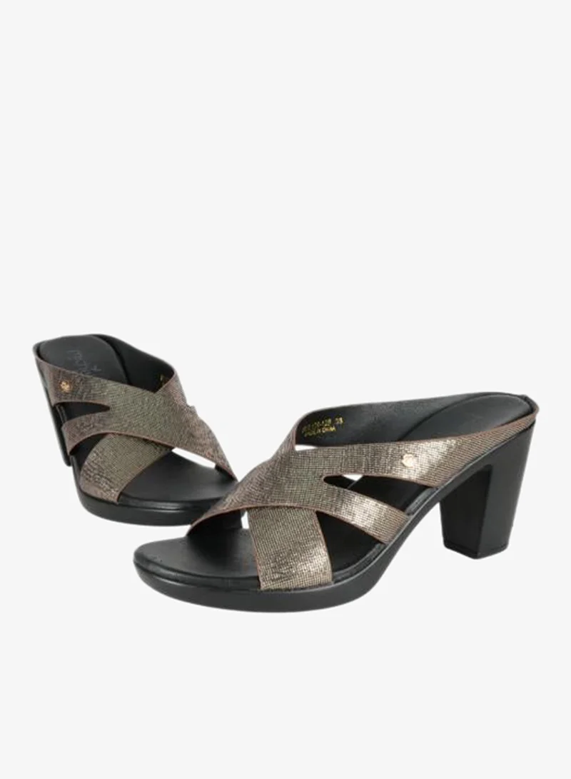 Michelle Morgan Pewter 092-2904 Michelle Morgan Ladies High Heel Sandals RJL199-12B Pewter for Women | Best Price UAE