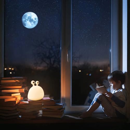 ipalmay Home Night Lights for Kids USB Rechargeable Lamps, ABS+PC Bedside Lamp for Breastfeeding, Touch Control&Timer Setting, White - Image 4
