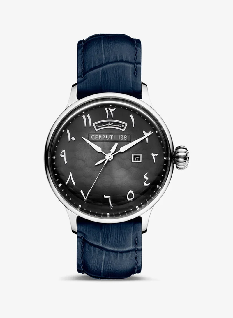 Cerruti Watch for Men - Blue Dial - 42 MM
