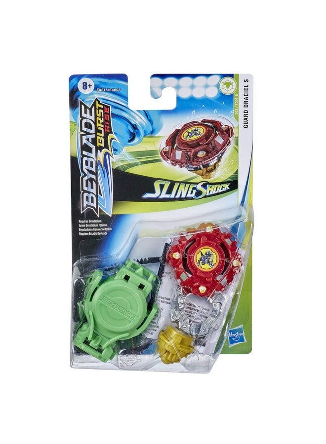 BeyBlade Burst Rise Slingshock Guard Draciel S Starter Pack Right Spin Battling Top Toy And Right Left Spin Launcher Ages 8 And Up - Image 3