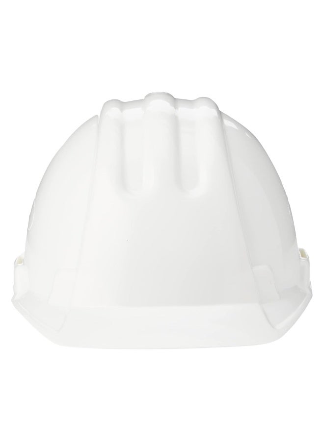 درافل خوذة بناء دورافيل الصلبة، خوذة أمان، قابلة للتعديل بنظام السقاطة مع حزام ذقن قابل للتعديل | خوذة عمل بفتحة جانبية للتثبيت، بيضاء - Image 2