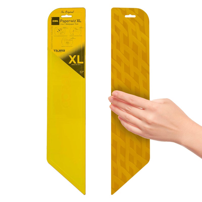 Coral 69502 Paperwiz XL Wallpaper Tools Smoothing Tool for Peel and Stick Wallpaper Wallpaper Smoothing Tool Hanging Tools Install Kit Includes Wallpaper Smoother Tool for Easy Application - Image 2