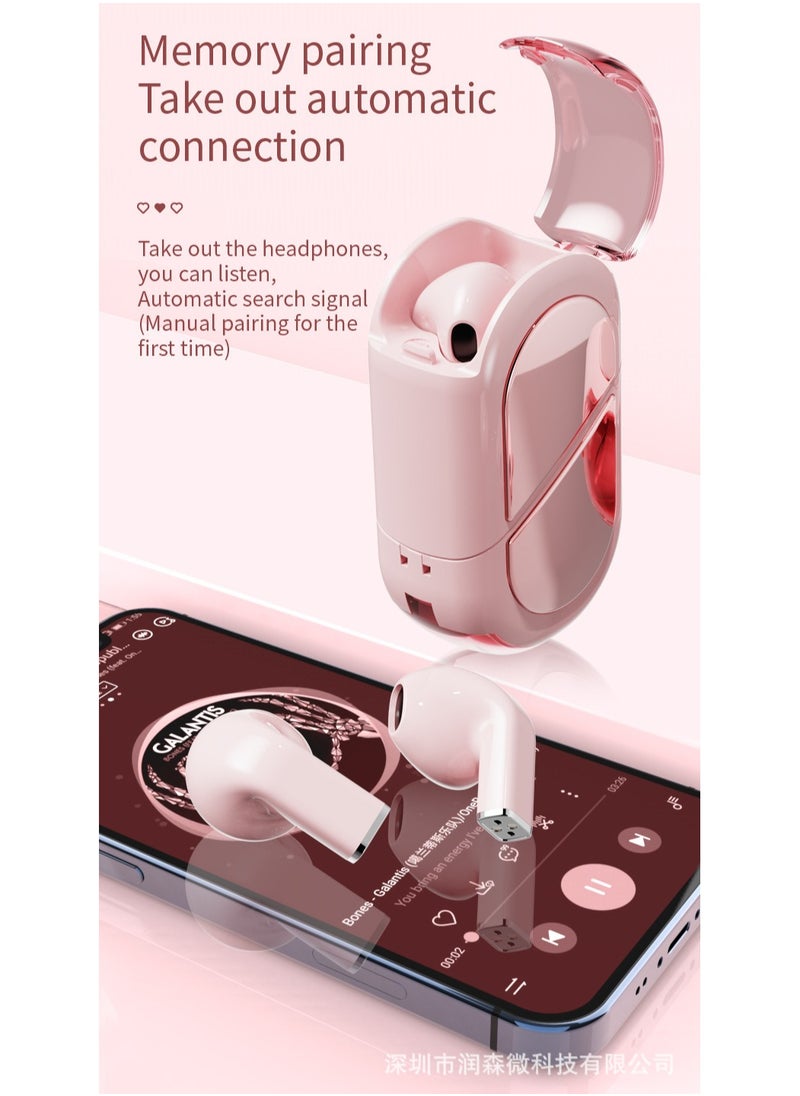 Generic - Rotatable heart-shaped Bluetooth headset - Image 1