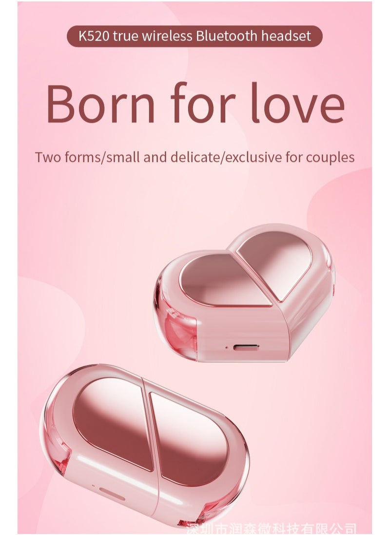 Generic - Rotatable heart-shaped Bluetooth headset - Image 1