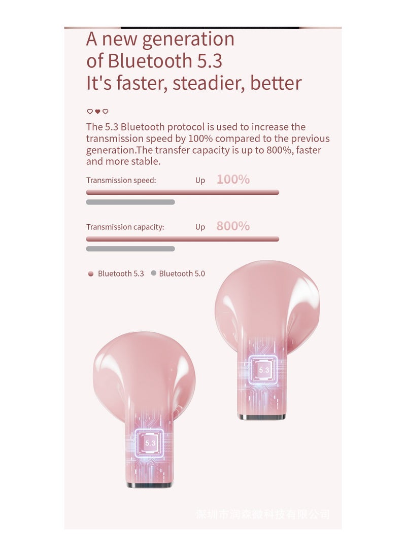 Generic - Rotatable heart-shaped Bluetooth headset - Image 1