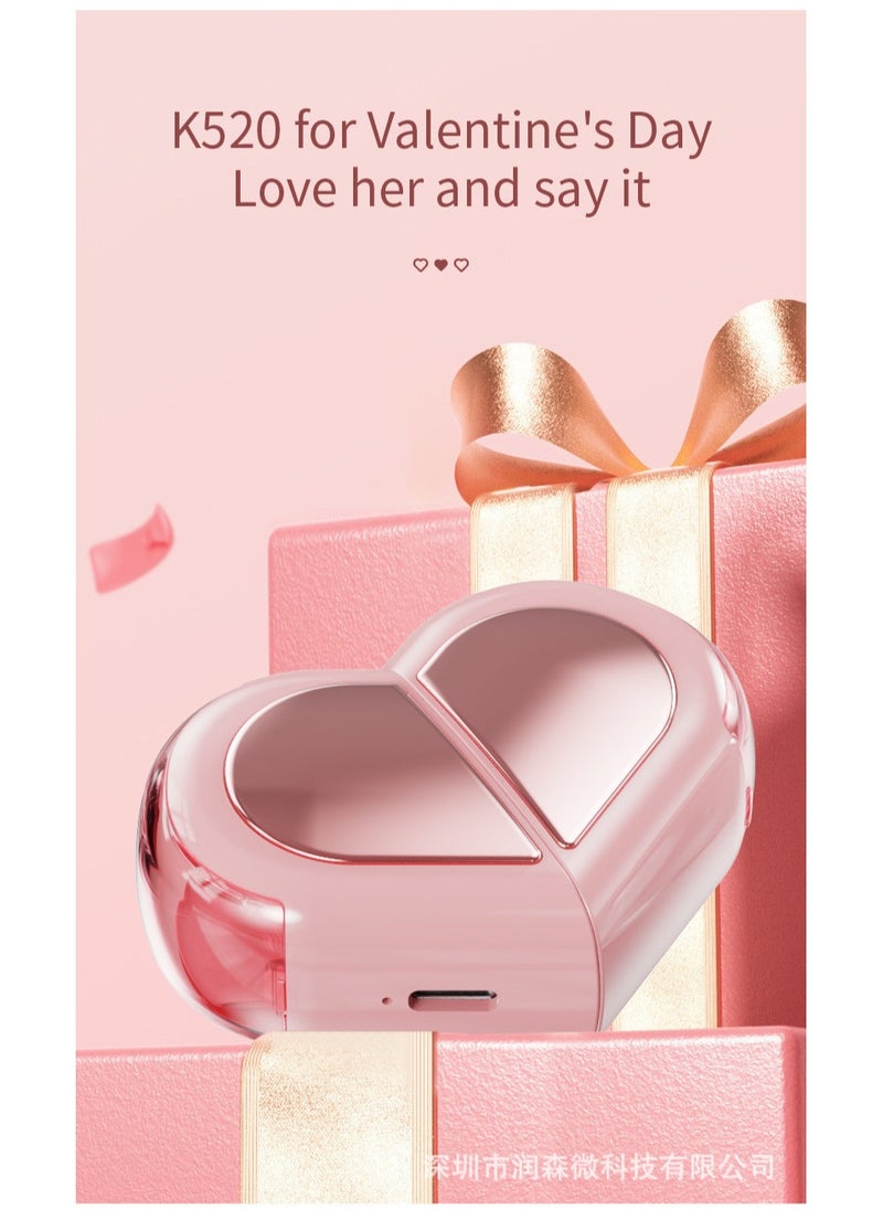 Generic - Rotatable heart-shaped Bluetooth headset - Image 1
