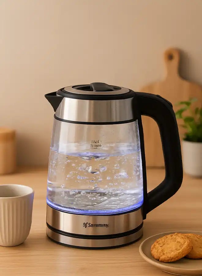 ساموران غلاية زجاج - 2 لتر - 1500 واط - HB1-0002 - Image 2