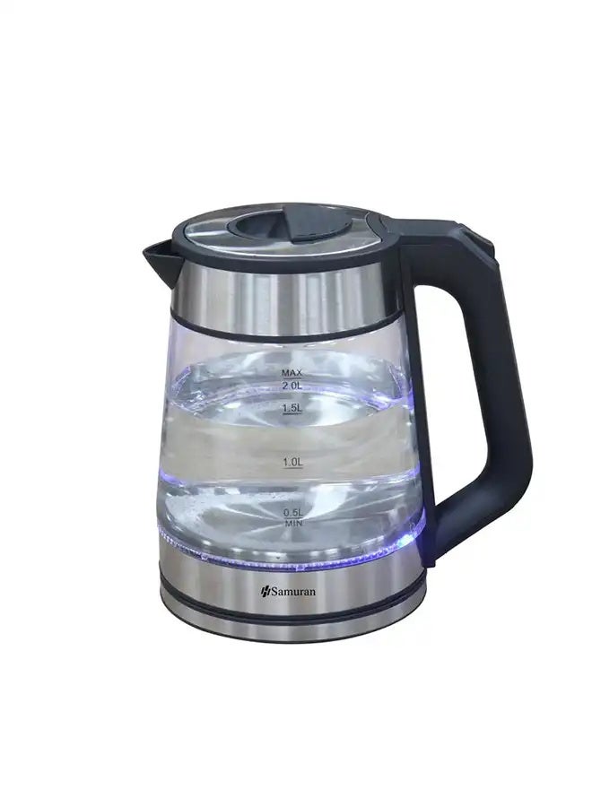 ساموران غلاية زجاج - 2 لتر - 1500 واط - HB1-0002 - Image 1