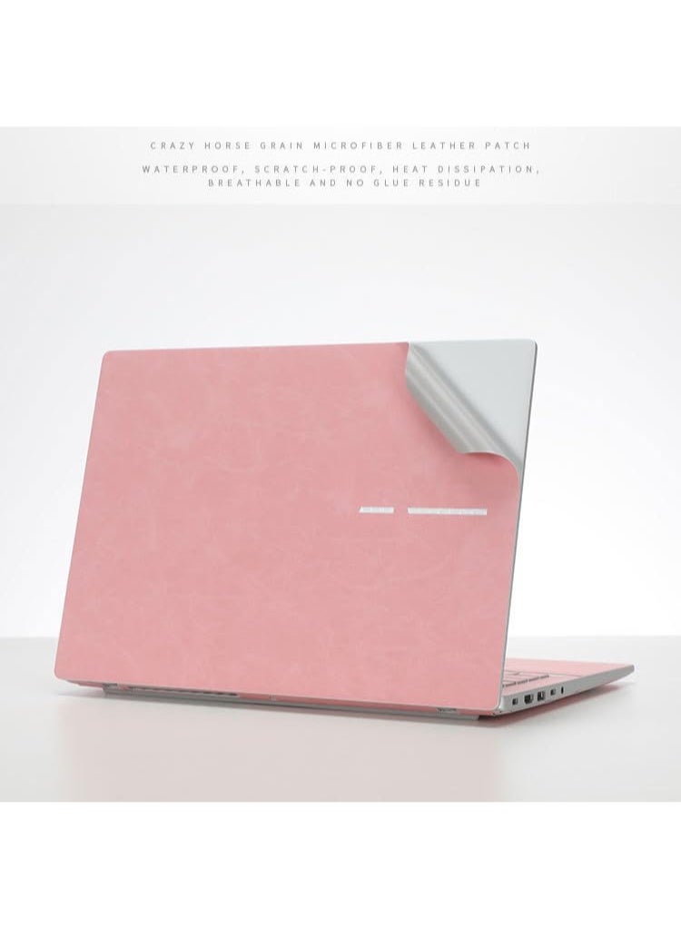 general Laptop Decal Cover Compatible with ASUS VivoBook 14 (X1404VA) 14 inch Laptop Anti-Scratch Sticker Three Sided Leather Notebook Film - Image 2