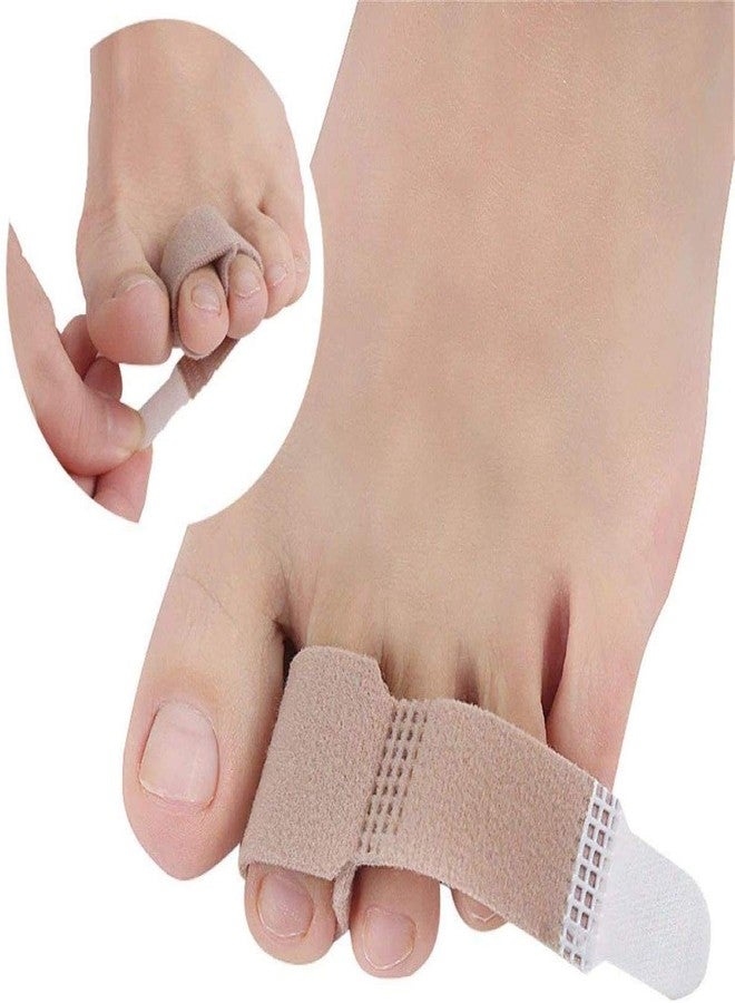Digital Shoppy Splint Wraps Fabric Toe Finger Separator And Straightener Hallux Valgus Corrector Bandage; 2 Pieces (Brown, Finger Support) - Image 4