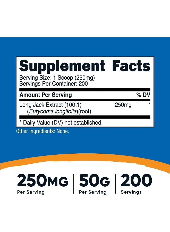 Nutricost Pure Longjack Extract 100:1 Powder - Image 2