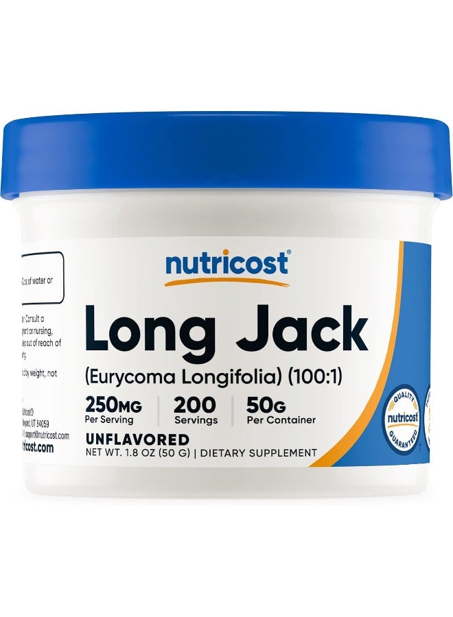 Nutricost Pure Longjack Extract 100:1 Powder - Image 1