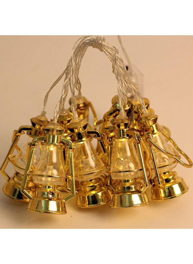 NIBEMINENT 10-LEDs Lamp Shape String Light Warm White - Image 3