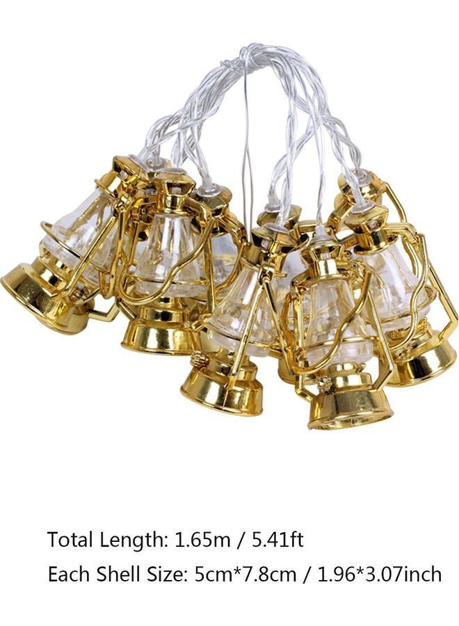 NIBEMINENT 10-LEDs Lamp Shape String Light Warm White - Image 2