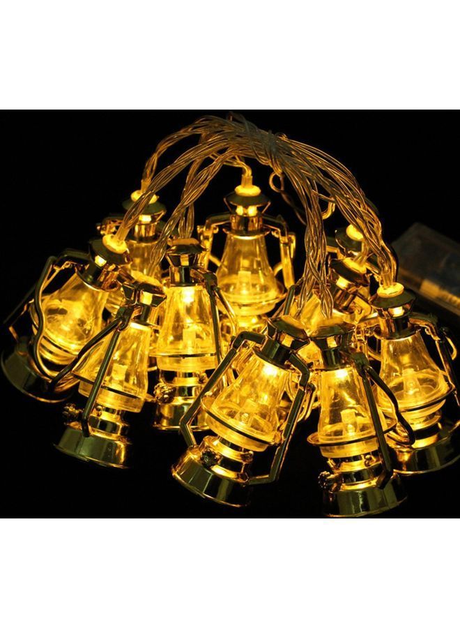 NIBEMINENT 10-LEDs Lamp Shape String Light Warm White - Image 4