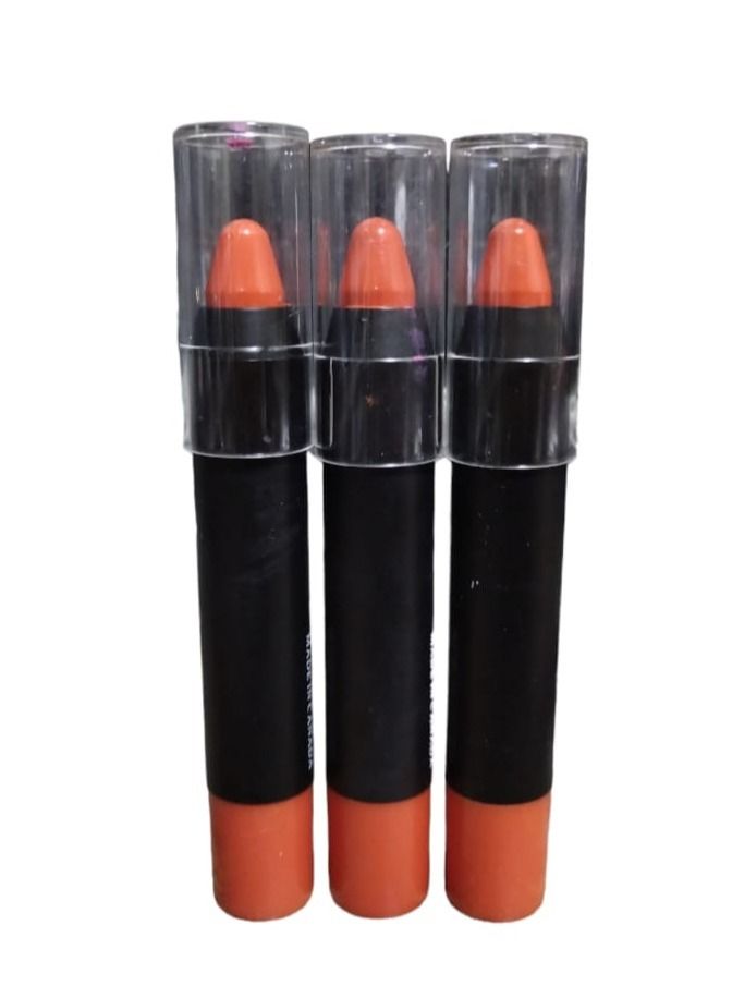 Generic Lip Stick 3 Colors Set for Girls With Lip Balm And Protection From Cracks  - Image 1